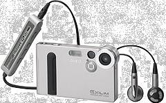 Самый маленький цифровой фотоаппарат Casio Exilim EX-M1DCA (Casio Exilim EX-M2). Фото с сайта asp.ru.